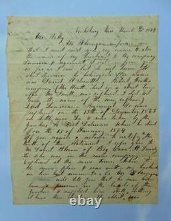 Civil War Confederate letter Battle of Little River La. Capture to Ft. Delaware