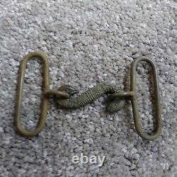 Civil War Confederate snake buckle found at Fort Battery Hill in Bridgeport AL