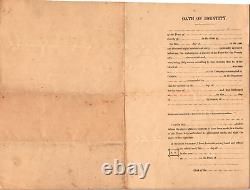 Civil War Discharge, Alonzo Hill, Wash. D. C. Original, 1865 + History, CP461
