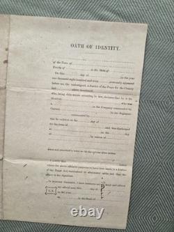 Civil War Discharge Certificate James Shannon 1863