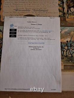 Civil War Discharge Document