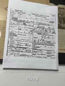 Civil War Discharge Papers Private Indiana Light Artillery With Copy Of Death Cert