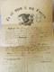 Civil War Discharge Papers With Envelope A O Wheeler Illinois Infantry
