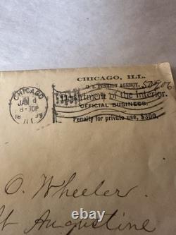 Civil War Discharge Papers With Envelope A O Wheeler Illinois Infantry