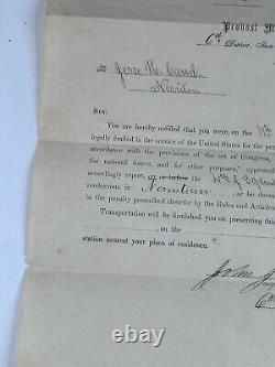Civil War Document Lot Jesse Cassel Norristown PA Montgomery County 1863