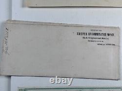 Civil War Document Lot Jesse Cassel Norristown PA Montgomery County 1863