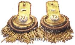Civil War EPAULETTES 71st Infantry Company Officer's 1st Lieut