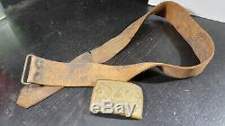 Civil War ERA Officers Belt Buckle and Belt