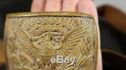 Civil War ERA Officers Belt Buckle and Belt