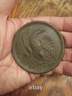 Civil War Eagle? Breast Plate, Found Near Port Hudson, Louisiana