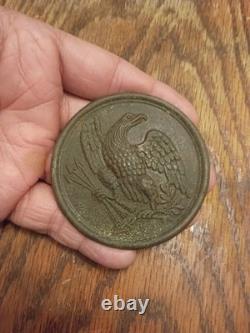 Civil War Eagle? Breast Plate, Found Near Port Hudson, Louisiana