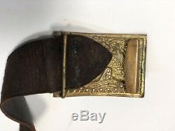 Civil War Eagle Pattern 1851 Belt Buckle & Belt