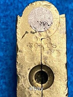 Civil War Era 1849 Colt. 31 Caliber Brass 1849 Pocket Bullet Mold