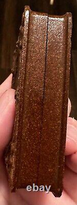 Civil War Era 1/9th Plate Ruby Ambrotype In Beautiful Gutta Percha Case