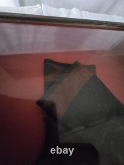 Civil War Era Antique Childs Rubber Boots In Airtight Display RARE