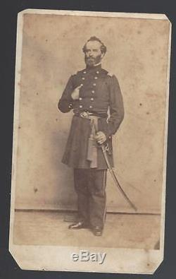 Civil War Era CDV Union Colonel William S Truex 5th/10th/14th New Jersey Vols