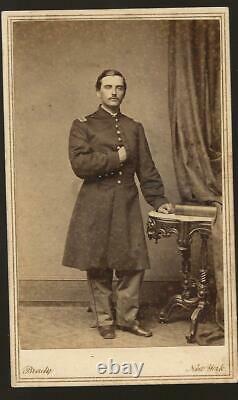 Civil War Era CDV Union Lt Andrew J Sherman 13th NH Vols, WIA Fredericksburg