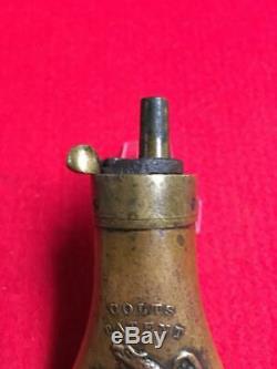 Civil War Era Colt Patent Model 1848 Baby Dragoon Powder Flask