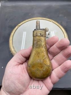 Civil War Era Colt's Patent Eagle Brass Powder Flask And Bullet Mold