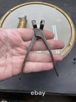 Civil War Era Colt's Patent Eagle Brass Powder Flask And Bullet Mold