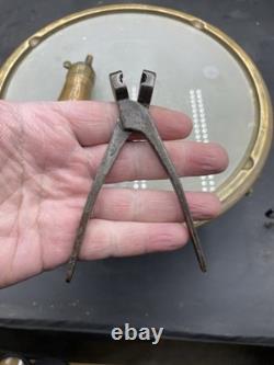 Civil War Era Colt's Patent Eagle Brass Powder Flask And Bullet Mold