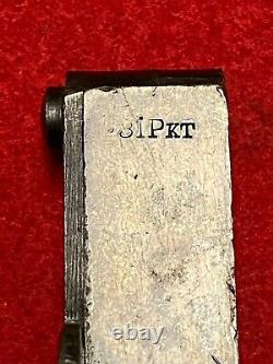 Civil War Era Colts Patent. 31 Caliber Steel Pocket Bullet Mold with Cutter