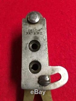 Civil War Era Colts Patent. 44 Caliber Brass Bullet Mold