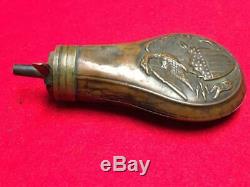 Civil War Era Federal Eagle & Shield Small Powder Flask