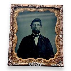 Civil War Era Man's Ambrotype Portrait A Soldier's Story