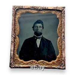 Civil War Era Man's Ambrotype Portrait A Soldier's Story