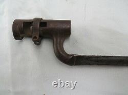 Civil War Era P1853 Enfield Socket Bayonet with Leather Scabbard