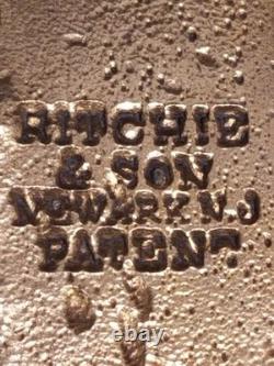 Civil War Era Ritchie & Son Brass Padlock Newark NJ Civil War Era Ritchie & Son Brass Padlock Newark NJ