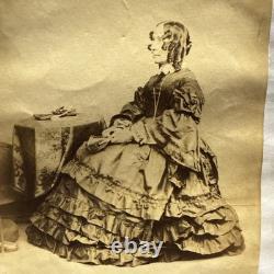 Civil War Era Uncle Tom's Cabin Author Harriet Beecher Stowe Photo CDV Rare