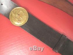 Civil War Era Union 1826 Shoulder Belt Plate withLeather Shoulder Belt Original