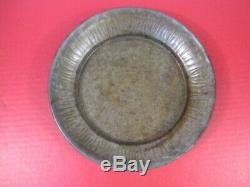 Civil War Era Union Army Metal 9 Mess Tin Plate Excellent Cond Original #1