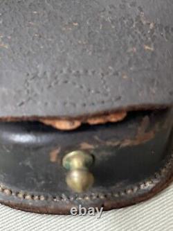 Civil War Federal Percussion Cap Leather Pouch Box and Original Vent Pick