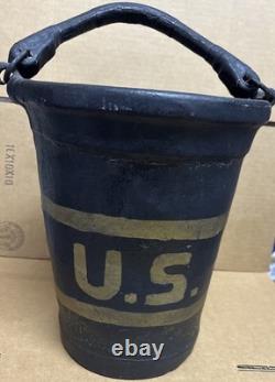 Civil War Fire Bucket 1861-1865 VERY RARE FREE SHIPPING