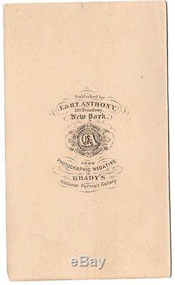 Civil War General Nathaniel P. Banks CDV by Brady/Anthony