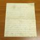 Civil War Handwritten Discharge Letter For Union Soldier Who Was In Vicksburg