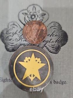 Civil War Haywood 12/20th Corps 4th Division Badge
