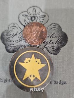 Civil War Haywood 12/20th Corps 4th Division Badge