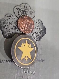 Civil War Haywood 12/20th Corps 4th Division Badge