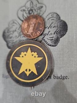 Civil War Haywood 12/20th Corps 4th Division Badge