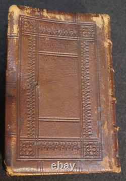 Civil War Holy Bible Old & New Testaments'Lippencott 1861 Phila.' Leather Bound