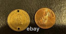 Civil War ID Tag, 10th New York Cavalry, Gettysburg Regt. Rare Small Size 1861-65