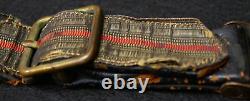 Civil War Indian Wars Vintage US Army Officers Sword Hanger Flat Bullion Leather