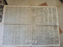 Civil War Jan. 1861 New York Herald Newspaper, bound