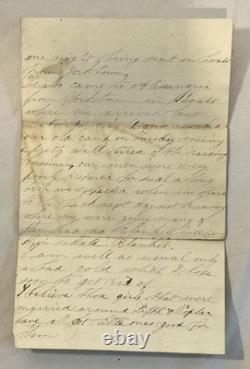 Civil War Letter, 17th PA Cavalry Soldier, Written in Culpepper, VA 03/18/1864