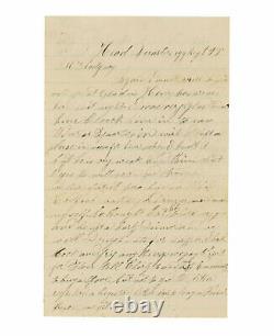 Civil War Letter 199th Pennsylvania Hoping this war won't last much longer