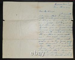 Civil War Letter And Cover 1865 Soldiers Wounded 82nd Ohio Vol. Very Nice Find
